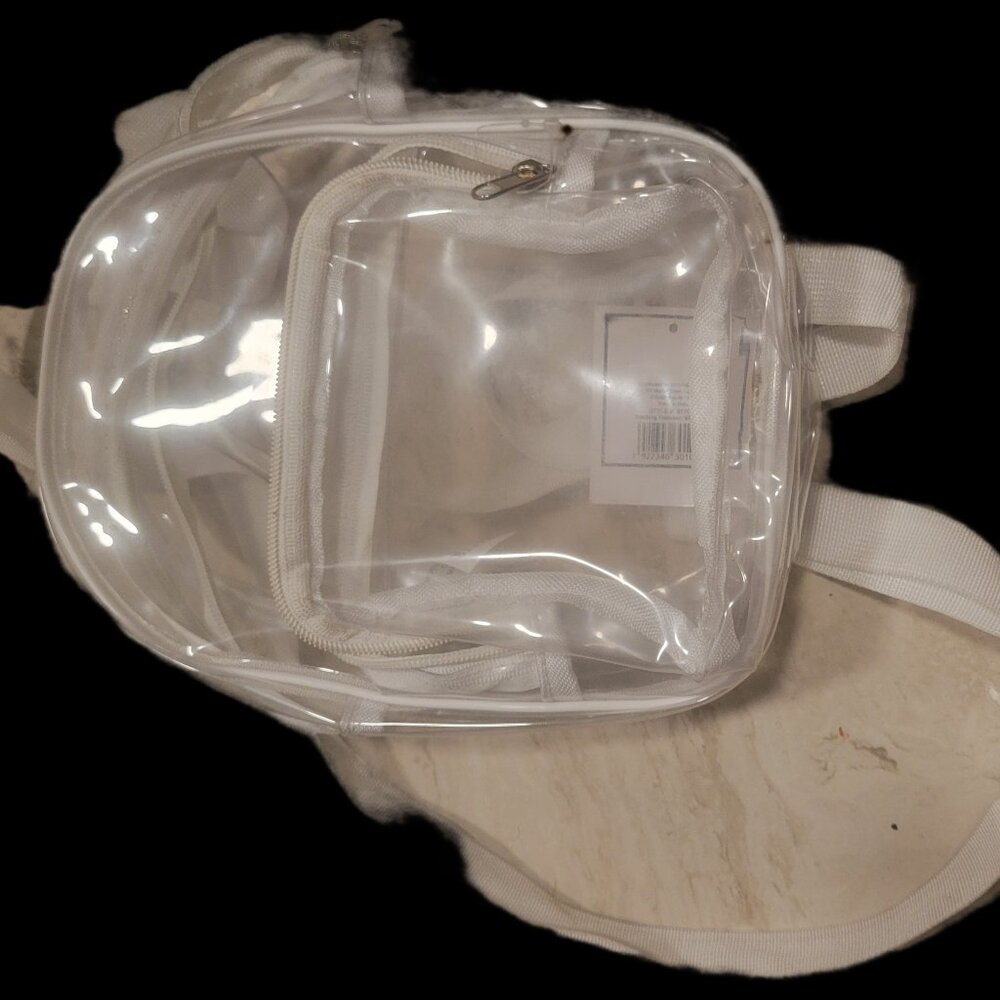 Clear Mini Backpack w/ Front Pouch | Stadium Approved | Like New
